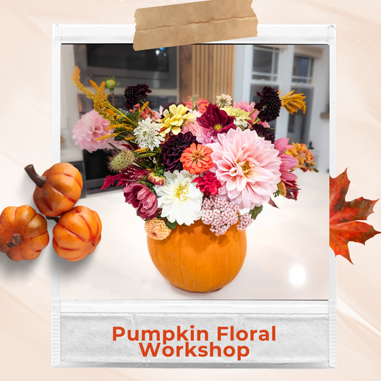 Pumpkin Floral Arrangement Workshop