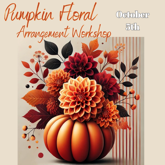 Pumpkin Floral Arrangement Workshop